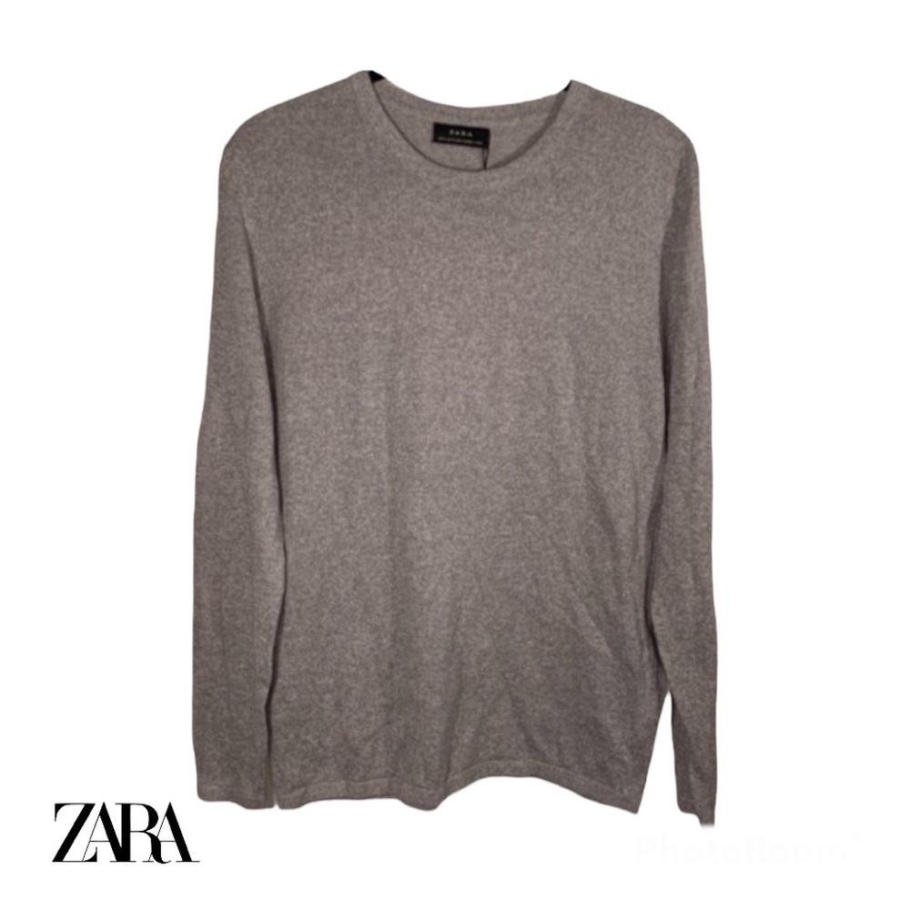 NWT Zara Long Sleeve Gray Sweater